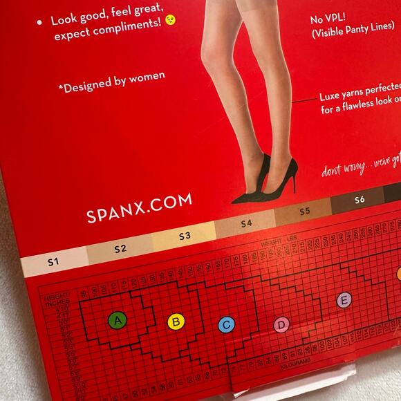 Spanx Women's High Waisted Firm Believer Sheers Size B - S2 Beige NIP - Picture 6 of 8